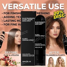 New Fluffy Hair Shaping Spray, Peach Scented Volumizing and Setting Spray 90ml