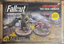 Fallout Wasteland Warfare: Creatures Yao Guai Ambush Miniatures