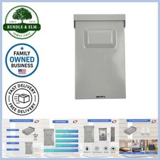 240V 60A Pull Out Disconnect Switch Box Non-Fused Plastic for AC Outdoor Use