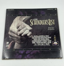 Schindler's List Letterbox THX Laserdisc LD Steven Spielberg Like New