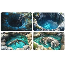 3D Hole Rug Optical Illusion Rugs Carpet Rug Optical Rugs Funny Carpet