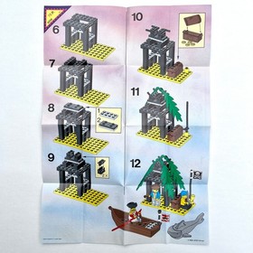 LEGO 6258 Smugglers Shanty - ONLY Instructions Manual - Vintage Pirates I 1992
