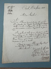 1818 Auch D&eacute;p&ocirc;t R&eacute;fugi&eacute;s Spanische 2 Petitionen des Kriegsministers
