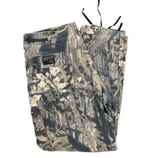 Vintage 90s Rattlers Brand Mossy Oak Break Up Camo Cargo Pants Men s 41x30 XL