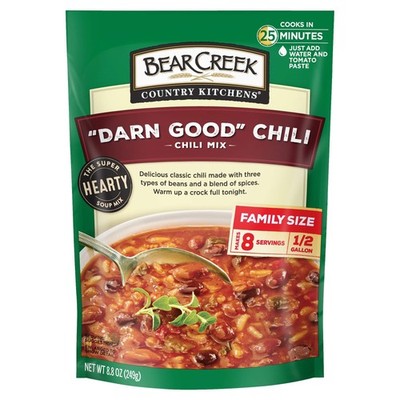 Bear Creek Darn Good Chili Soup Mix 8.8 Ounce Pack Of 6 Meals