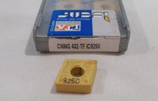 BOX OF 10, ISCAR CNMG 432-TF IC9250 TURNING INSERTS, CNMG 120408-TF