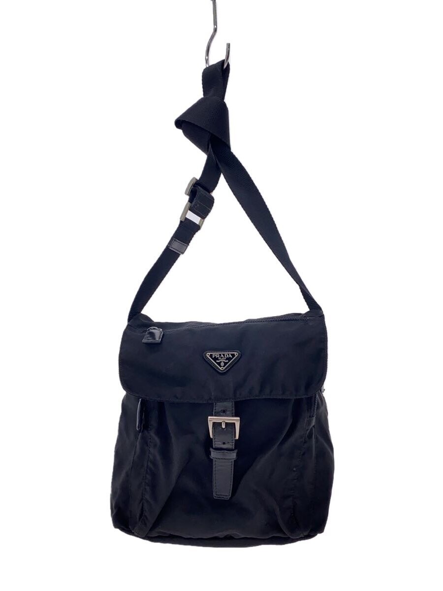 PRADA Shoulder bag Nylon Black
