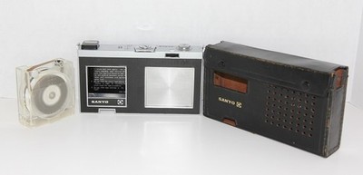 Rare Sanyo Micro Pack 35 Reel to Reel Recorder 1960s   Working   Case & Cartridg