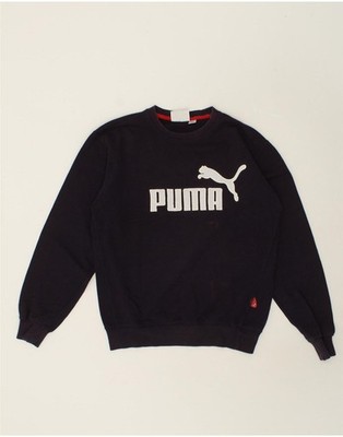 Puma Herren Graphic Sweatshirt Pullover XS Navy Blau AJ05