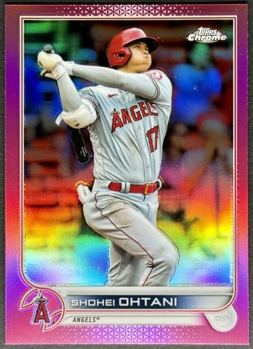 Shohei Ohtani - 2022 Topps Chrome #1 Pink Refractor - Los Angeles Dodgers