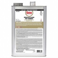 Oatey Clear Cement for PVC 1 gal