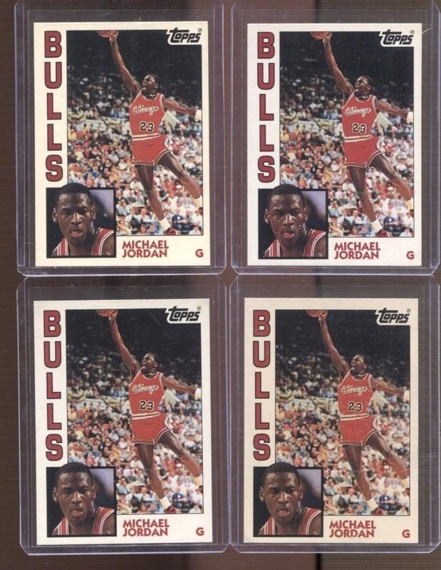 4 1992-93 Michael Jordan Topps Archives #52 Chicago Bulls GOAT HOF MVP