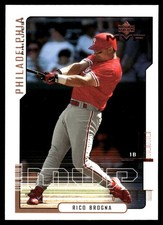 Rico Brogna 2000 Upper Deck MVP #149 Phillies MLB READ FREE SHIP AutographDen