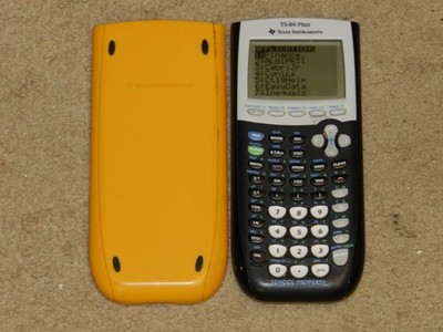 Texas Instruments TI-84 Plus Graphing Calculator Yellow TESTED WORKS