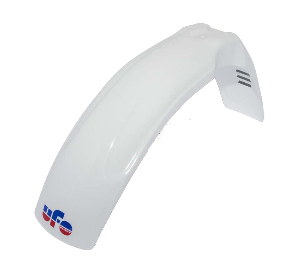 UFO Vintage Front Fender Universal For MX Enduro 79-83 White
