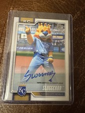 2026 Topps Series 1 Celebration Kansas City Royals Mascot Sluggerrr Auto/99