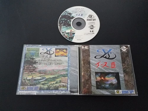 PC Engine CD - Ys III Wanderers from Ys - Import Japan Japanese US SELLER