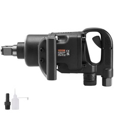 VEVOR 1" Drive Impact Wrench 2730 ft-lbs Breakaway Torque 6000 RPM & Twin Hammer