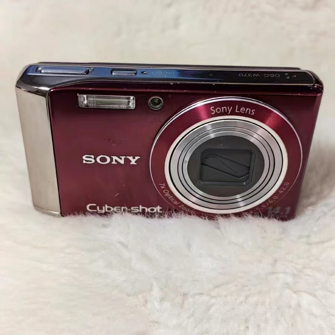 Sony Cyber-shot DSC-W370 14.1MP CCD Vintage Digital Camera - 100