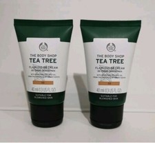 2 x The Body Shop Tea Tree Flawless BB Cream Perfection 03 Dark 40ml Brand New