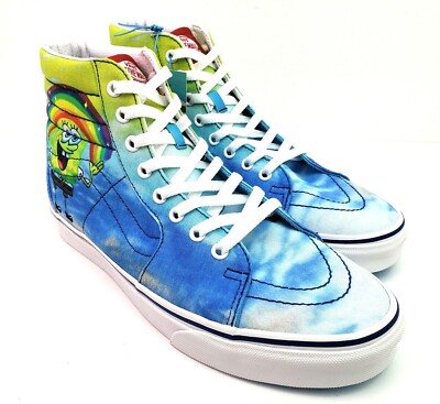 Vans x SpongeBob SquarePants Sk8 Hi Mens Sz 10 Imaginaaation Skate Sneaker Shoes