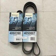 CONTINENTAL ELITE POLY V-BELT 4060390 & 4050887 Lot of 2 various sizes