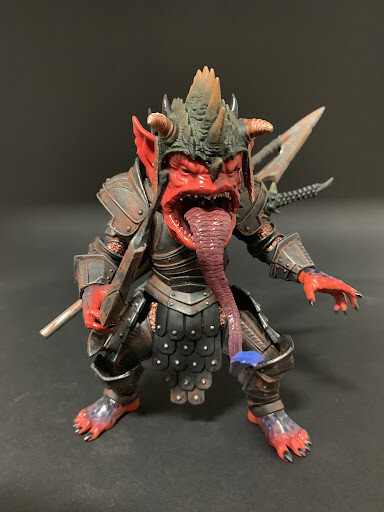 Mythic Legions Helphyre Goblin FIGURE Devil Demon/ 4 FANS OF LOTR