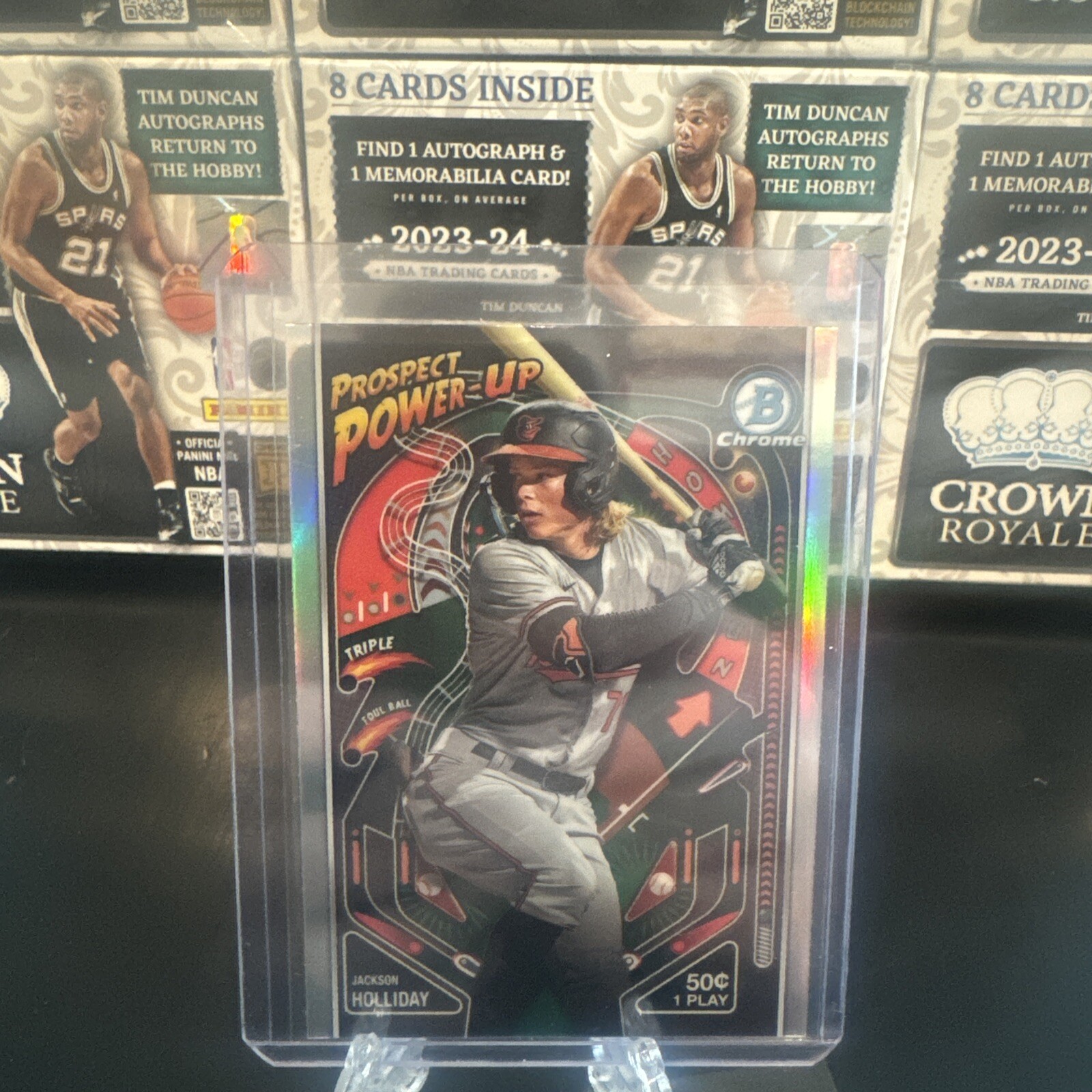 Jackson Holliday 2024 Topps Bowman Chrome Prospect Power Up #PP-5