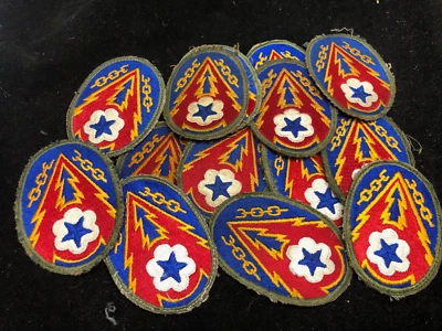 Original WW2 US Army Advanced Communications Zone ETO Cloth Badge Patch - Image 1 of 4