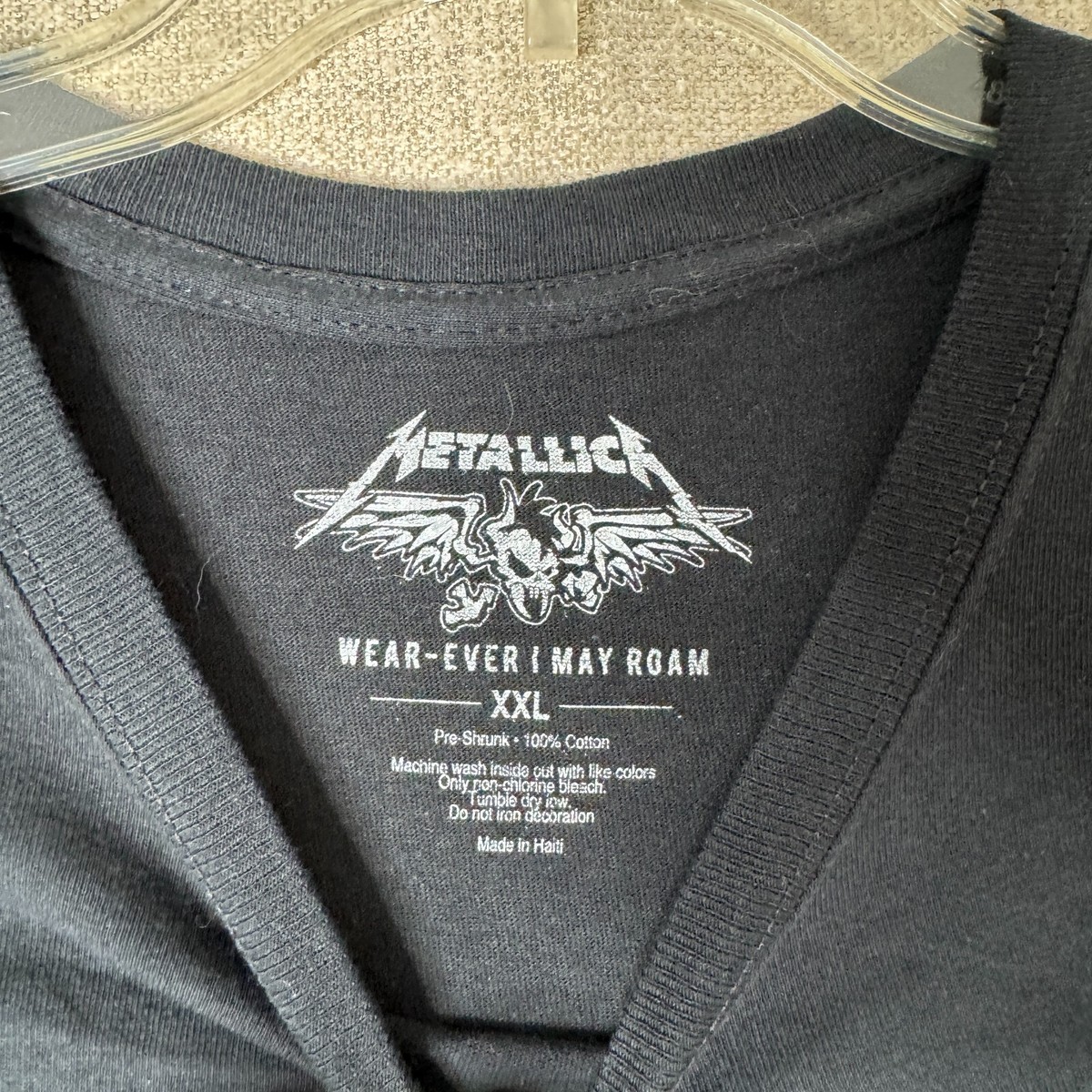 Metallica Shirt Mens 2XL Black Orlando 2017 WorldWired Tour 7/5/17 