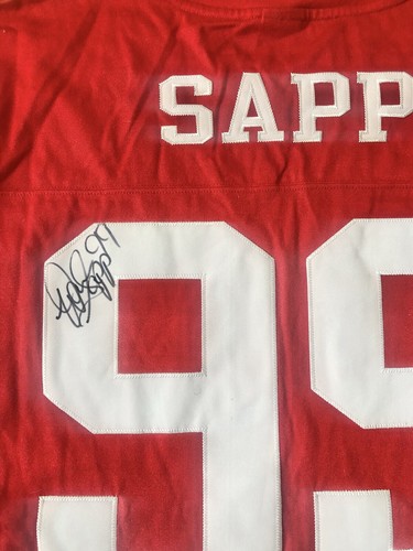 WARREN SAPP Signed TAMPA BAY BUCCANEERS TB Jersey, 6x All Pro, DPOY, SB, HOF - Picture 3 of 10
