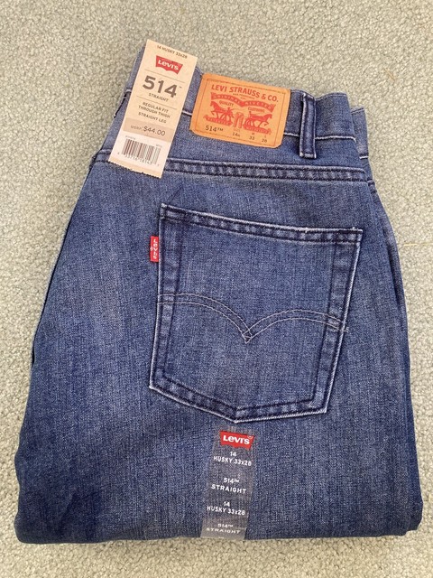 Boys Levis 514 Straight Jeans 14 Husky 