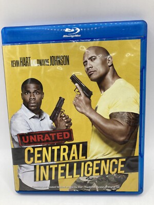 2016 Central Intelligence (Blu-ray)  Only  Dwayne Johnson Kevin Hart 116 Minutes