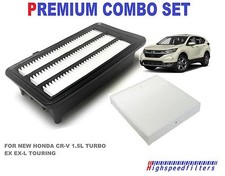 COMBO AIR FILTER & CABIN FILTER SET For 2017 - 2022 HONDA CR-V CRV 1.5L EX EX-L