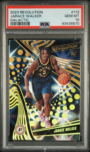 2023-24 Panini Revolution Jarace Walker Rookie Galactic SSP No. 112 PSA 10 Pop 1