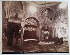 Fotografía Antigua C. Albert Albúmina 25X20 Palais Bardo Chambre Bey 1880