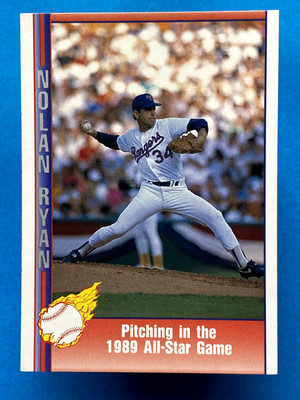 Nolan Ryan 1991 Pacific Texas Express Pitching in the 1989 All-Star Game #58