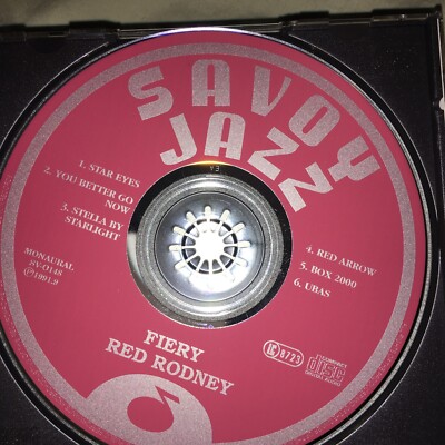 Fiery by Red Rodney (CD, 1994) Jazz 81757014823| eBay