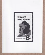 USPS post office dept press publicity photo 8c Prevent Drug Abuse stamp Sc 1438