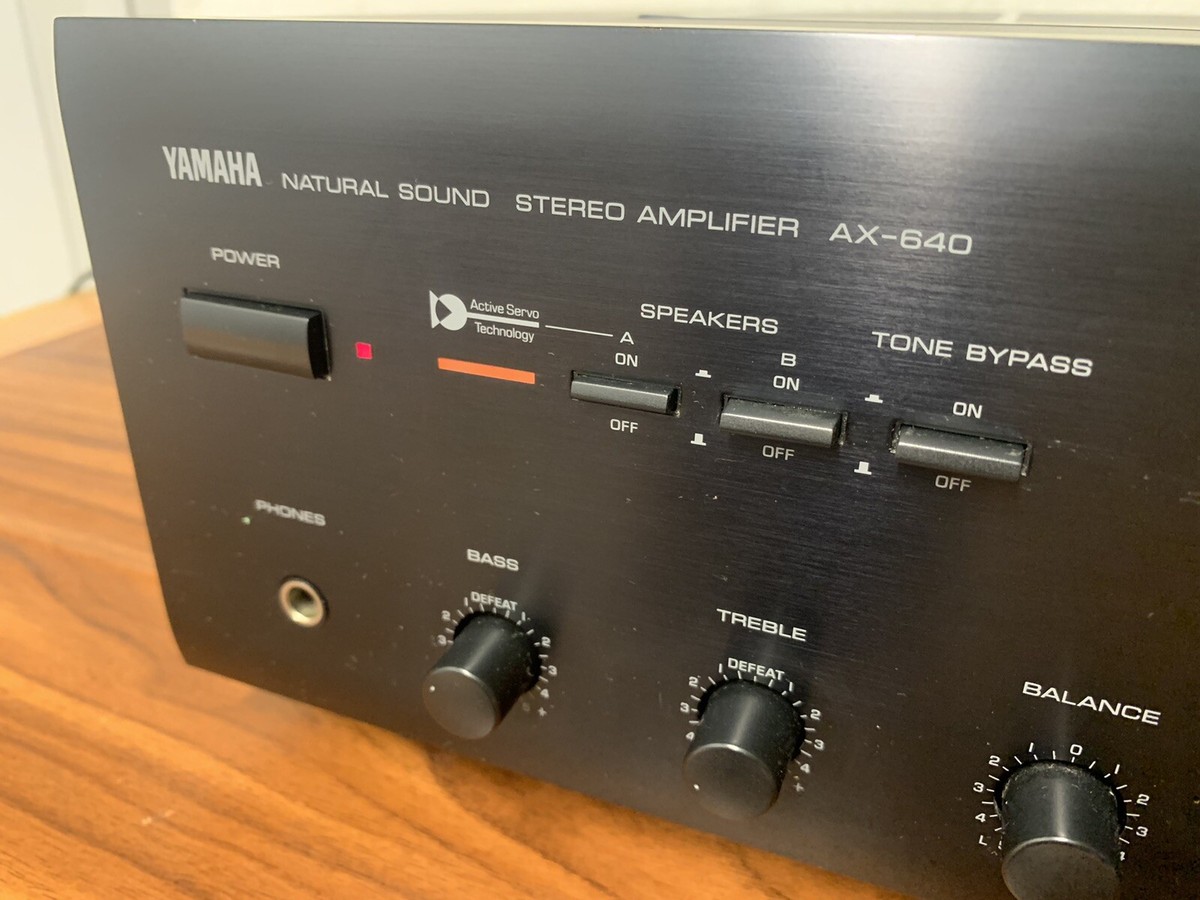 Yamaha AX-640 *Amplificatore stereo integrato Natural Sound | eBay