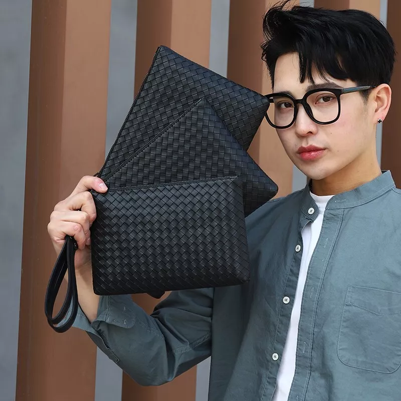 Laziness web Ray Fashion Leather Men's Clutch Bag Handbag Brand Woven PU Leather Bag Classic New | eBay Laziness web Ray Fashion Leather Men's Clutch Bag Handbag Brand Woven PU Leather Bag Classic New | eBay