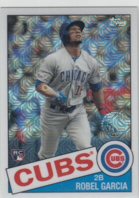 ROBEL GARCIA TOPPS ROOKIE 1985 SILVER PACK MOJO REFRACTOR RC CUBS #47 2020 20