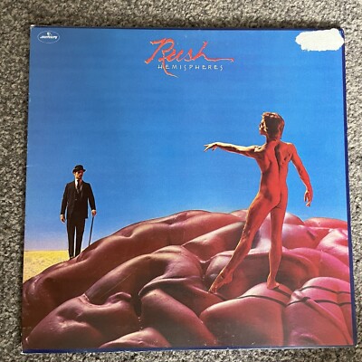 RUSH Hemispheres LP Gatefold früh UK 9100 059 Vinyl Album Gatefold 1978 GETESTET