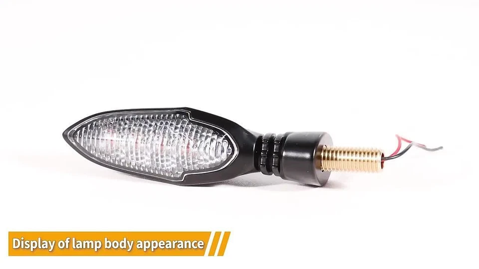Luz indicadora de señal de giro LED ámbar para KTM Duke 390 690 EXC XCW 125 200 250 Foto 2 de 4