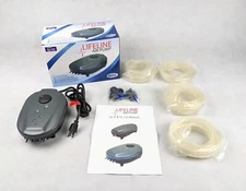 Anjon LifeLine LL-12 Air Pump For Small Ponds - Quiet & Energy Efficient Aerator