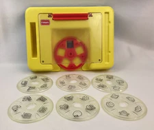 Playskool Learning Steps Light Up Picture Maker With 6 Discs Vintage