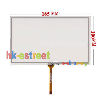 7inch Resistive Touch screen Digitizer glass For GPS HSD070IDW1 7'' 165*100mm New