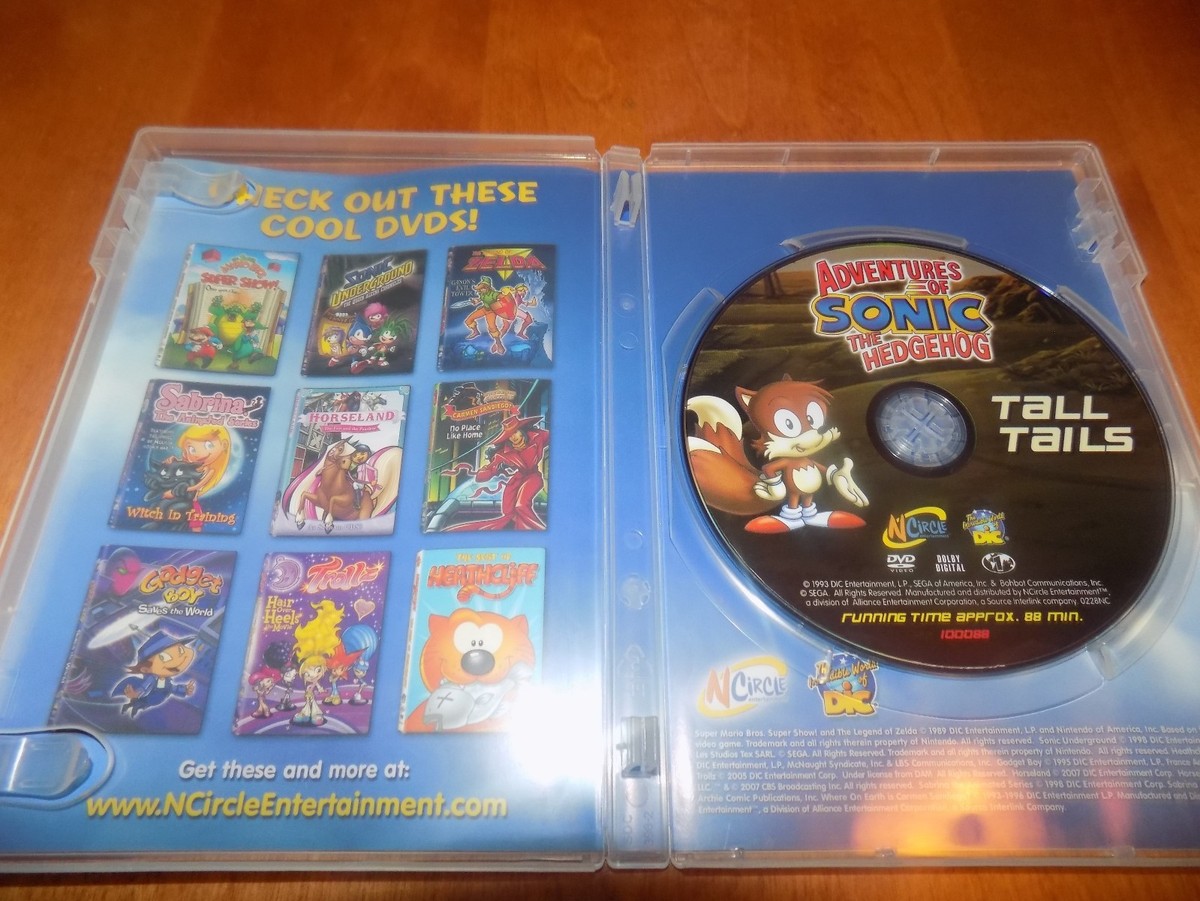 ADVENTURES OF SONIC THE HEDGEHOG TALL TAILS Animated Children's