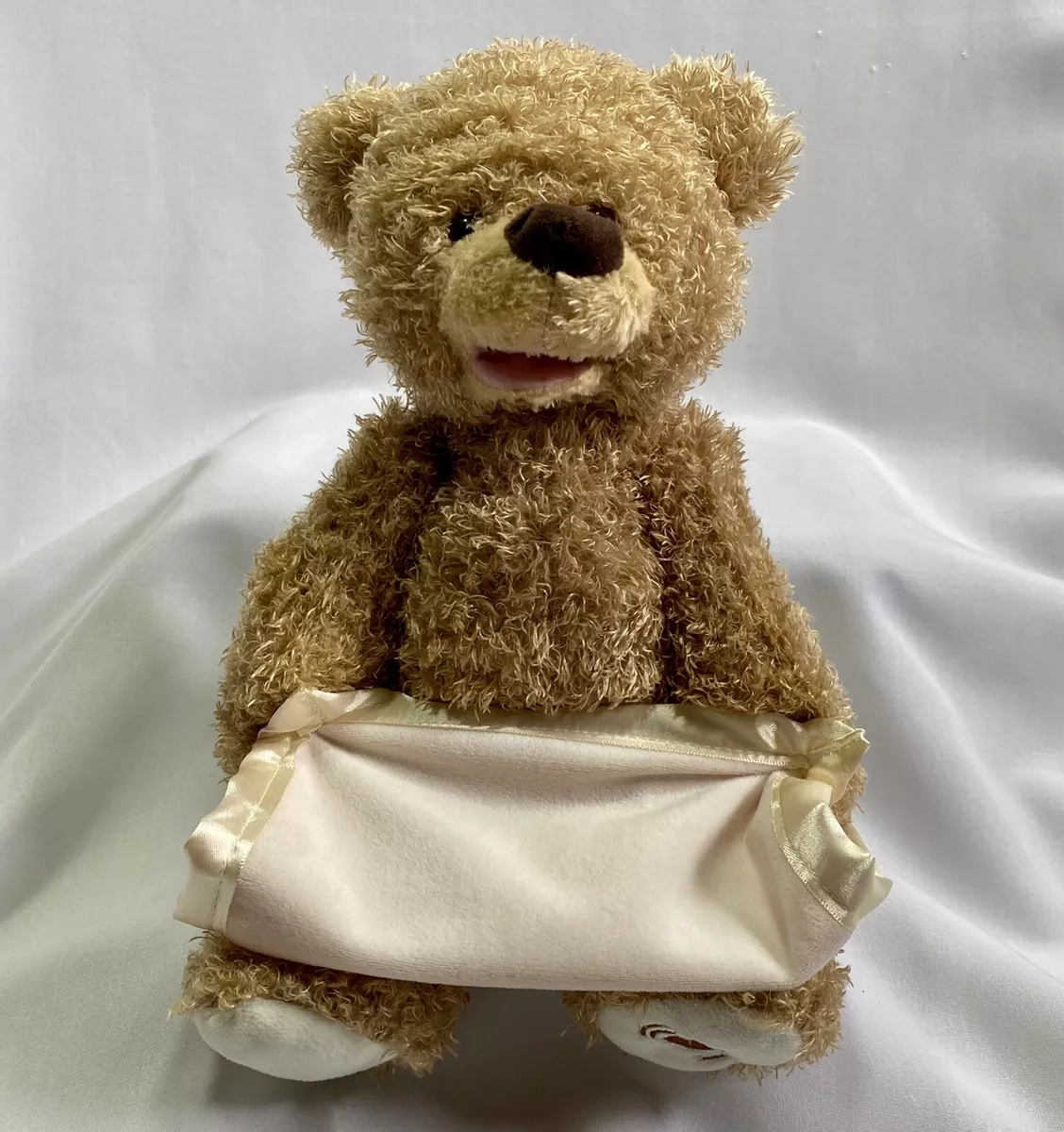  GUND Peek-A-Boo Teddy Bear Plush, Animated Stuffed Animal for  Babies and Newborns, 11.5 : Gund: Toys & Games