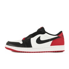 Size 9.5 - Air Jordan 1 Retro OG Low Black Toe for sale online | eBay